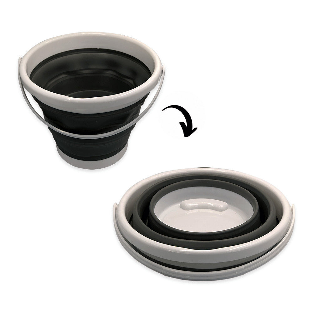 Balde Retratil de Silicone 10 Litros - Cor Sortida