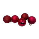 Kit Bolinhas De Natal 5cm Enfeite Natalino 30un Vermelho