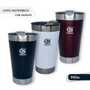 Lançamento Copo Termico Cerveja Abridor 500ml - BRANCO