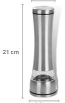 Moedor De Sal E Pimenta Aço Inox Gourmet - Ótima Qualidade!