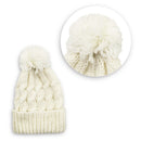 Touca com Pompom - Branco