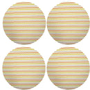 Kit 4 Capas Para Sousplat Pintura Zigzag Da Charlô Iii 35cm X35cm - UN / 4