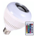 Lampada Led Musical Rgb Bluetooth Controle Remoto 8 Cores