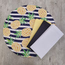 Kit 4 Capas Sousplat Abacaxi Vitral 35cmx35cm - UN / 4