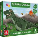 Quebra-cabeça De Madeira Tiranossauro Rex 24 Peças