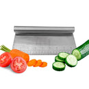Espatula Inox  P/ Massas Legumes Pizza Pão Com Regua 22 Cm