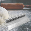 Espatula Inox  P/ Massas Legumes Pizza Pão Com Regua 22 Cm