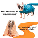 Saco Capa  Secagem Rapida Animais Petshop Secador Pelo Pet L