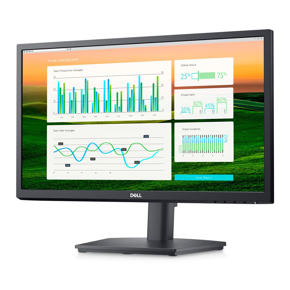 Monitor Dell 21.5" E2222HS - 210-BBPW-CP98