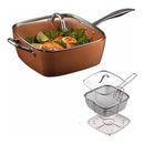 Panela Maxchef Caçarola Antiaderente 24 Cm Laranja