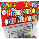 Brinquedo Pedagógico Brincando Com Números 56 Peças