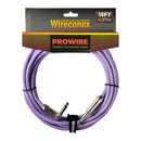 Cabo P10 Prowire Em L Tweed Branco/lilás 3,05m Wireconex