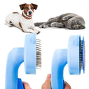 Tira Pelos Pet Rasqueadeira Removedor Gato Cachorro Cor:azul