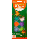 Aquarela Escolar Léo E Léo 12 Cores Caixa Com 6