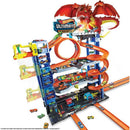 Hot Wheels City Ultimate Garage 2023 - Pista Com 4 Níveis E Dragão