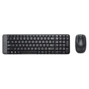 Combo Teclado E Mouse Wireless Logitech Mk220 Usb Preto Sem Fio