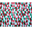 Kit 4 Jogos Americanos Ladrilho árvore De Natal  Impermeável 43cmx34cm - UN / 4