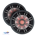 Alto Falante 8" Roadstar Marine Rs851br Coaxial Cinza - Par