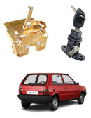 Kit Fechadura E Botão Porta-malas C/ Chave Uno G1 85 A 95