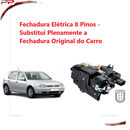 Par Fechadura Elétrica Porta Diant Golf 98-06 Passat 96-00 - UN / 2