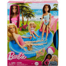 Barbie Estate Piscina Glam Com Boneca Loira