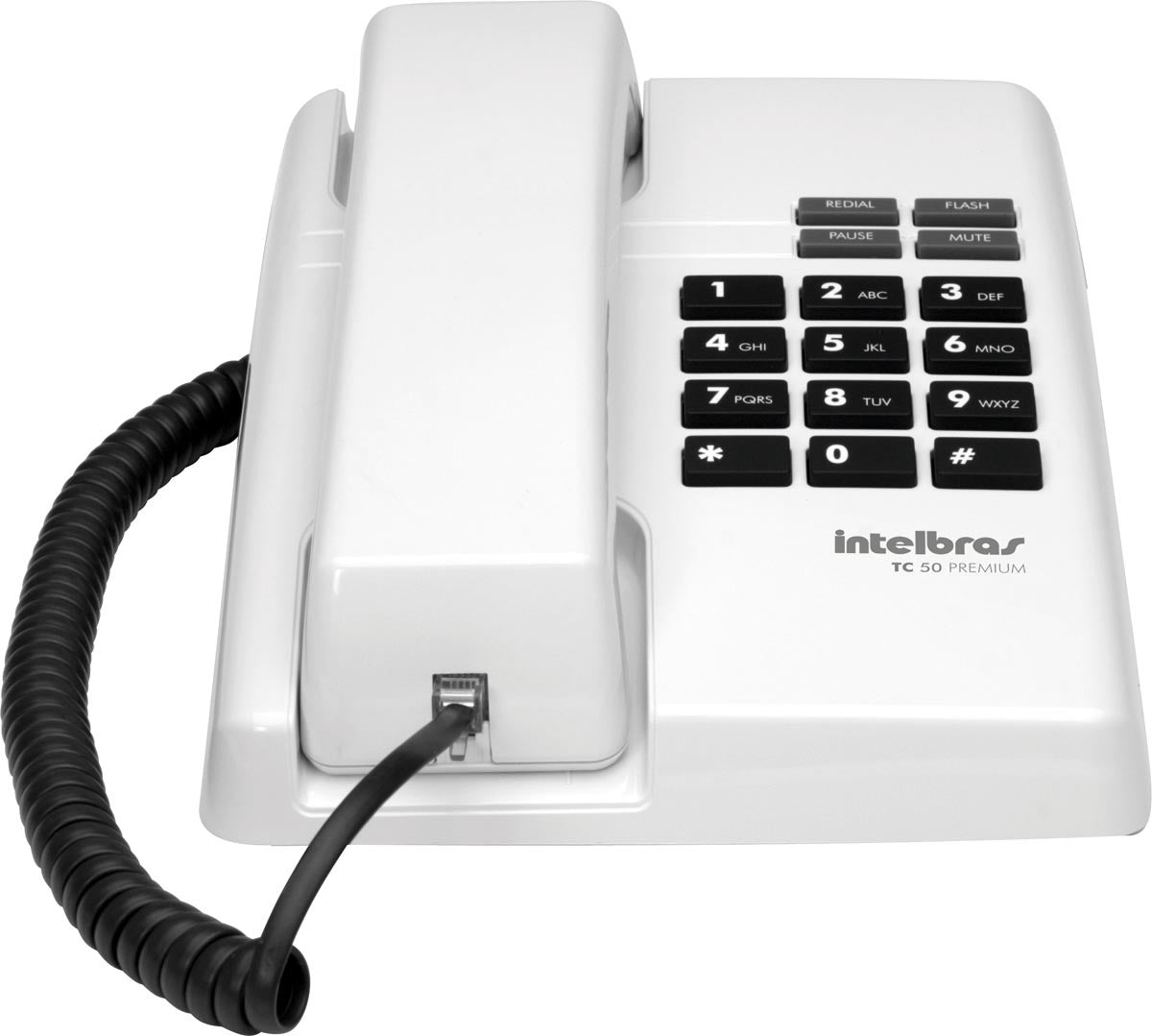 Telefone Tc50 Premium Branco Função Flash, Redial, Pause E Mute 4080085