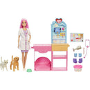 Barbie Profissões Conjunto Clínica Veterinária Com Boneca