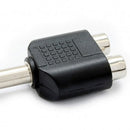 Adaptador Plug P10 Stereo Para 2 Rca Níquel Storm 10 Un