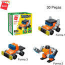 Brinquedo Para Montar Set Militar/transportes 3 Em 1 Sortido (display Com 10)