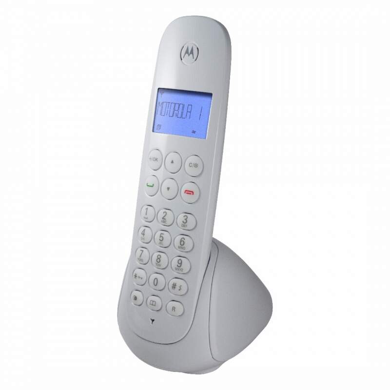 Telefone Sem Fio Com Id De Chamada - Moto700w Branco