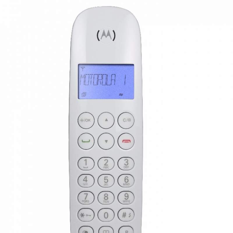 Telefone Sem Fio Com Id De Chamada - Moto700w Branco