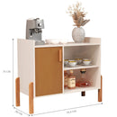 Aparador Buffet Cantinho Café 1 Porta Off White Cedro