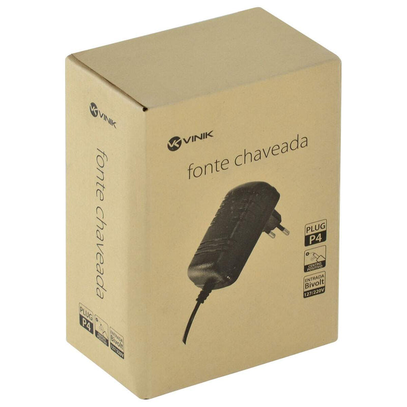 Fonte Chaveada 18v 1a 18w  Bivolt Automatico Plug P4 - Vfe1801