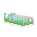 Cama Mobili Solteiro Safari Girafa