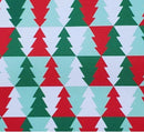 Kit 4 Jogos Americanos Ladrilho árvore De Natal  Impermeável 43cmx34cm - UN / 4