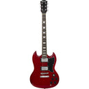 Guitarra Elétrica Sg De Madeira Maciça Thomaz Teg 340 Vermelho