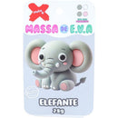 Massa De Eva Criativa Elefante Com 4 Cores 28g