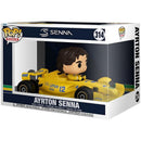 Boneco Funko Pop Rides Deluxe Ayrton Senna Na Lotus Amarela 10cm