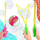 Kit 2 Bastão Lança Bolha De Sabão Gigante Brinquedo Com Agua