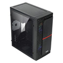 Gabinete Gamer Vinik Plate Lateral Acrílico C/ 2 Fans - Ggpacbk