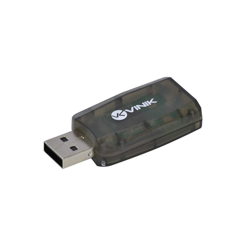 Adaptador Placa De Som Usb 5.1 Canais Virtual Ausb51