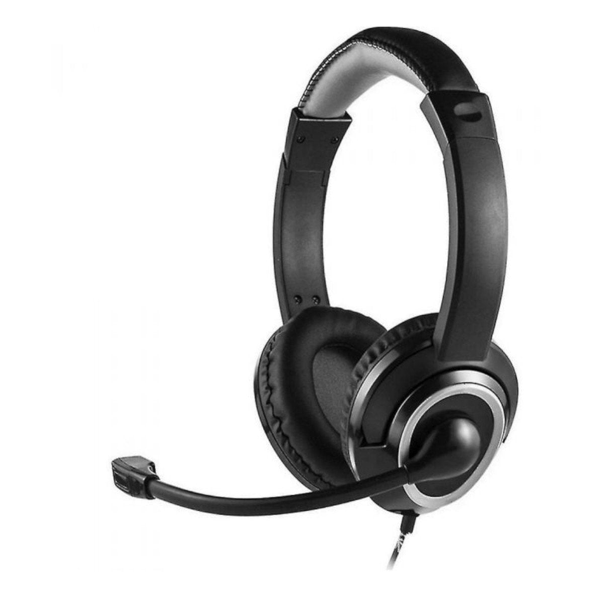 Headset Com Fio Hf600 Conexão P3 E Usb Cabo De 240cm Preto - Ph427