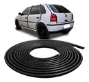 Kit 10m Borracha 7x14mm Couro De Cobra Gol Bola Gol Quadrado