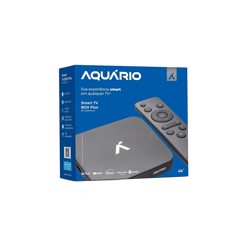 Receptor Smart Tv Box 4k 16gb - Stv-3000 Plus