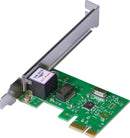 Placa De Rede 10/100/1000 Pci-e Prv1000e Com Suporte Low Profile