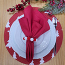 Kit 4 Capas Para Sousplat árvore De Natal 35cmx35cm - UN / 4