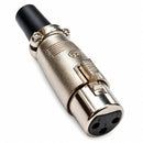 Conector Xlr Femea Linha  05 Unidades Storm