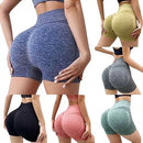 Short  Academia Levanta Bumbum Sem Costura Corrida Cor:azul