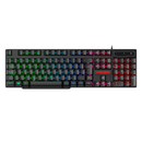 Kit Gamer Kross 5 Em 1 - Usb, Led, Iluminação Rainbow - Ke-gk5150 Mouse + Teclado + Mouse Pad + Headset E Mouse Bungee