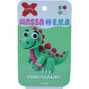 Massa De Eva Criativa Dinossauro Com 04 Cores 28g